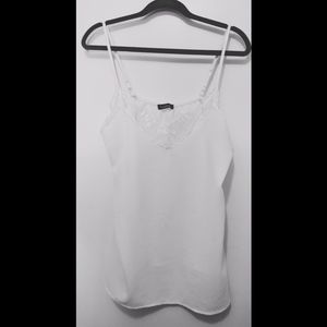 Boohoo Plus Lace Detail Woven Cami Top